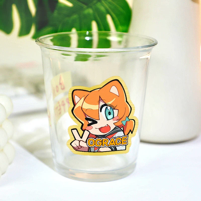 Custom Brushed Gold Stickers - Image 5