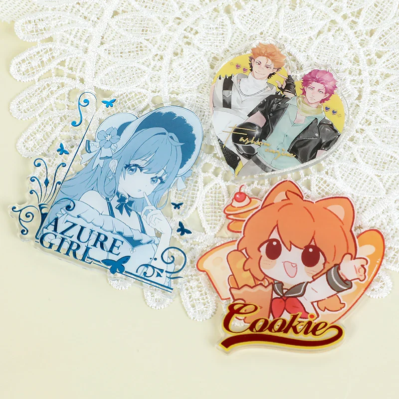Custom Clear Raised Foil Stamping Acrylic Fridge Magnets - Image 14
