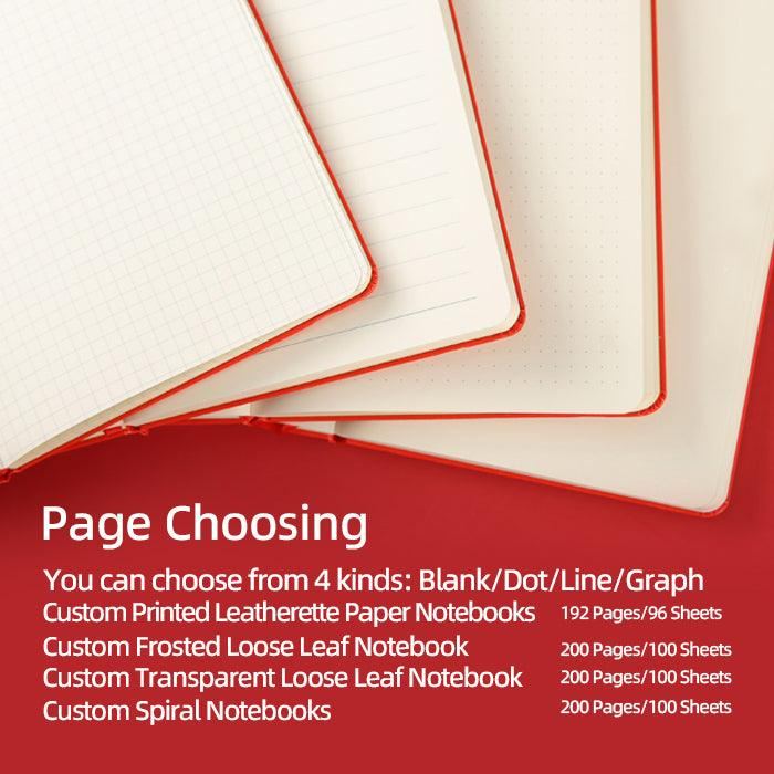 Custom Printed Leatherette Paper Notebooks - Image 7