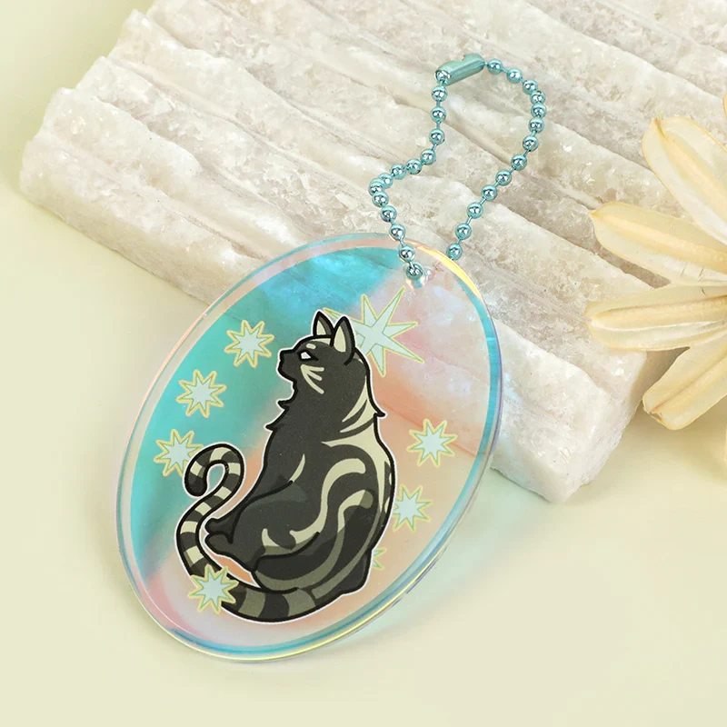 Custom Rainbow Acrylic Rounding Keychains - Image 14