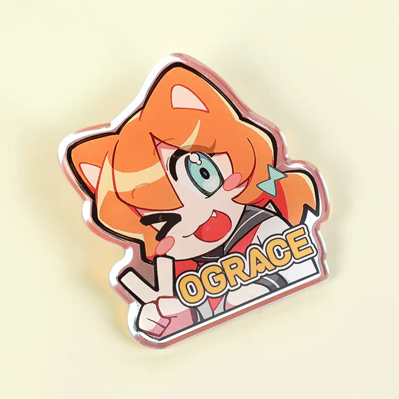 Custom Rainbow Acrylic Rounding Pins - Image 4