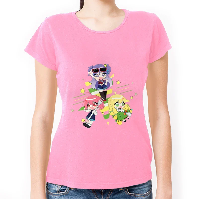 Custom Women T Shirts Printing Cotton Crew Neck T-Shirts